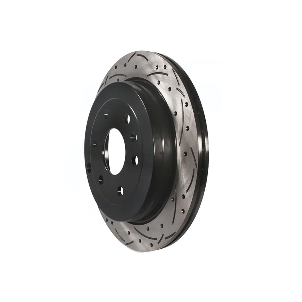 High-Performance Drilled and Slotted Brake Disc Rotor