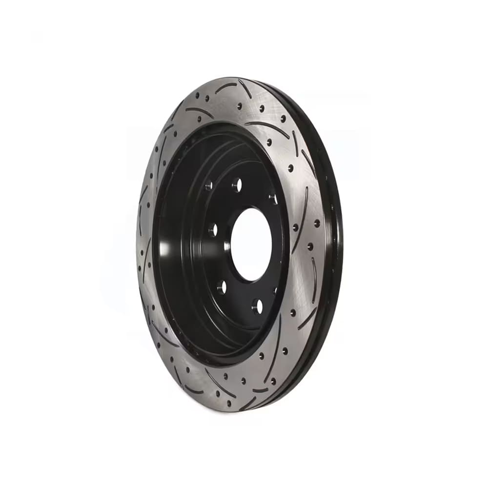 High-Performance Drilled and Slotted Brake Disc Rotor